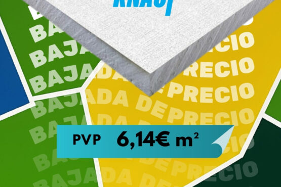 Nuevo precio único para las Placas Vinilo Knauf VTR