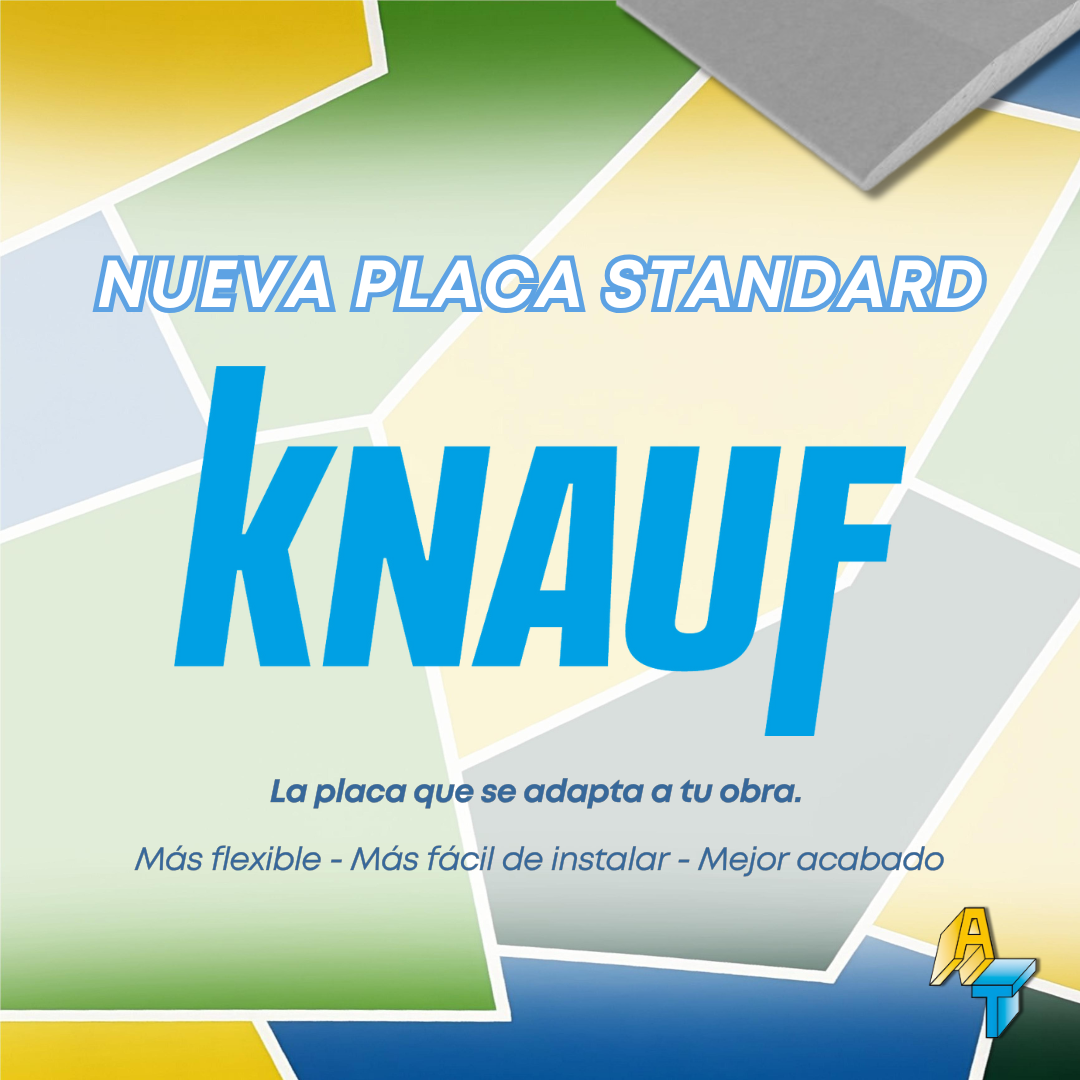 Nueva placa Knauf Standard: flexibilidad que se nota en obra